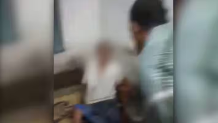 beating old mother beating old mother