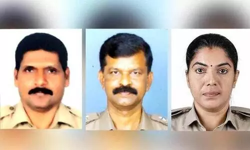 രാഷ്ട്രപതിയുടെ പൊലീസ് മെഡൽ: തൃ​ശൂ​ർ ജില്ലയിൽനിന്ന് മൂന്നുപേർ