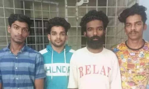 യുവാവിനെ ലഹരി നൽകി വിവസ്ത്രനാക്കി മർദിച്ച കേസിൽ നാലുപേർ അറസ്റ്റിൽ