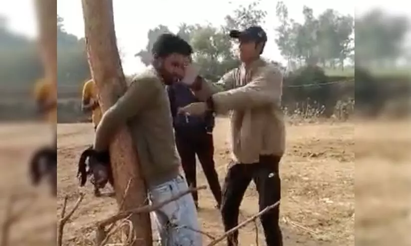 Journalist Tied To Tree, Slapped And Punched In Madhya Pradesh Journalist Tied To Tree, Slapped And Punched In Madhya Pradesh