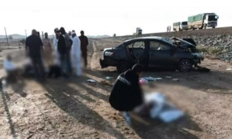 ഉംറ നിർവഹിച്ച് മടങ്ങുന്നതിനിടെ വാഹനാപകടം; മലയാളി കുടംബത്തിലെ ആറ് പേർക്ക് പരിക്ക്