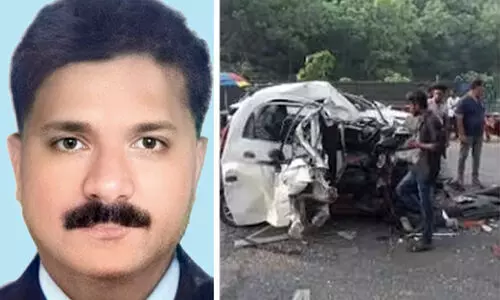 മിൽമ ലോറിയിടിച്ച് കാർ യാത്രികൻ മരിച്ചു