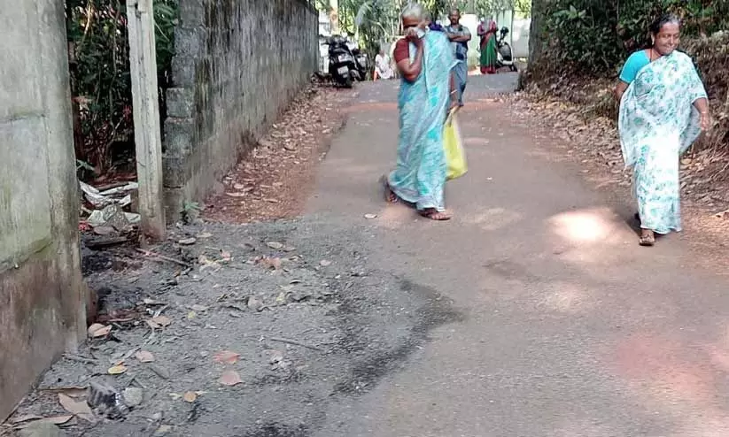 പാതയോരത്ത് ശൗചാലയ മാലിന്യം തള്ളി; വഴിനടക്കാനാകാതെ 150 കുടുംബങ്ങള്‍