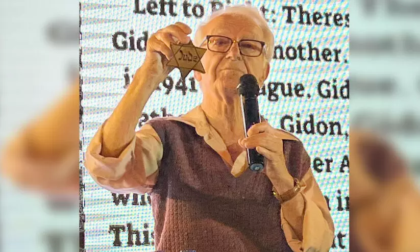 സ​മൂ​ഹ​മാ​ധ്യ​മ​ങ്ങ​ളി​ൽ വേ​ട്ട​യാ​ട​പ്പെ​ടു​ന്നെ​ന്ന്​ ഹോ​ളോ​കോ​സ്റ്റ്​ ​ഇ​ര