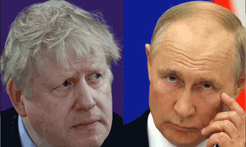 Boris Johnson, Vladimir Putin