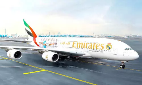 വി​മാ​ന​ത്താ​വ​ളം അ​ട​ച്ചു; എ​മി​റേ​റ്റ്​​സ്​ 13 മ​ണി​ക്കൂ​റി​ന്​ ശേ​ഷം തി​രി​ച്ചി​റ​ക്കി