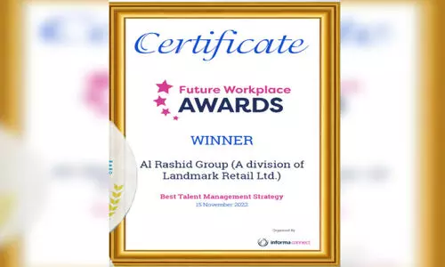 അ​ൽ റാ​ഷി​ദ് ഗ്രൂ​പ്പി​ന് പു​ര​സ്കാ​രം