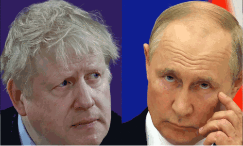 Boris Johnson, Vladimir Putin