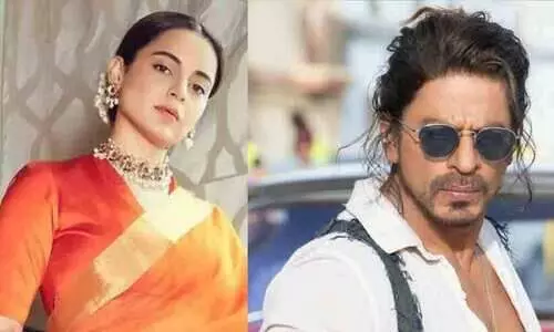 Kangana Ranaut  Troll Shah Rukh Khans  Fans Pathaan is  Shah Rukh Khans first hit in 10 years