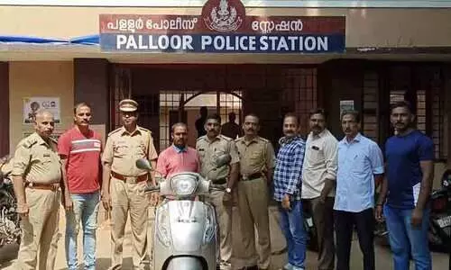 റോഡരികിൽ നിർത്തിയ സ്കൂട്ടർ കവർച്ച: വയനാട് സ്വദേശി അറസ്റ്റിൽ