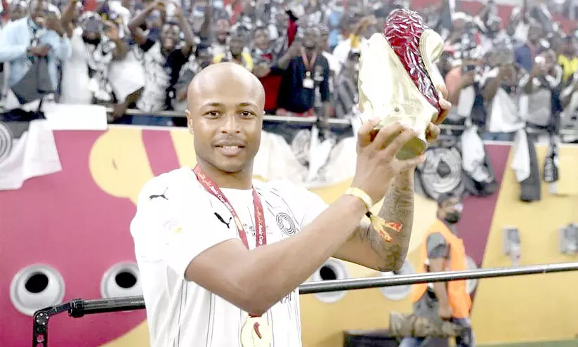 അ​ൽ റ​യ്യാ​നിലേക്കെന്ന് സൂചന;   ഘാ​ന​ താ​രം ആ​ന്ദ്രേ ആ​യൂ അ​ൽ സ​ദ്ദ് വി​ട്ടു