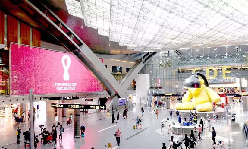 വിമാനയാത്രക്കാരിൽ 100 ശതമാനം കുതിപ്പ് വിമാനയാത്രക്കാരിൽ 100 ശതമാനം കുതിപ്പ്