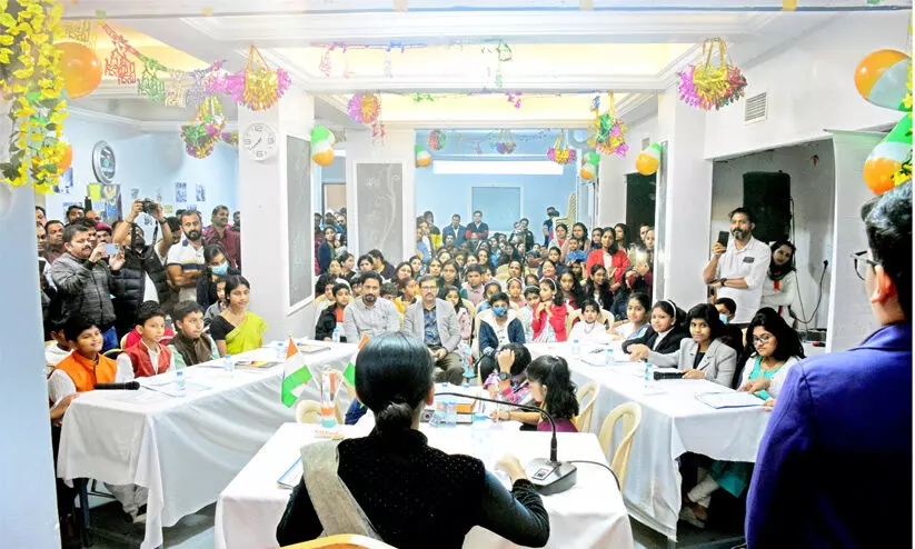 ഫോ​ക്ക് ബാ​ല​വേ​ദി റി​പ്പ​ബ്ലി​ക് ദി​നാ​ഘോ​ഷം