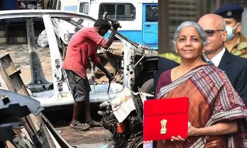 Budget 2023 Nirmala Sitharaman scrapping old vehicles