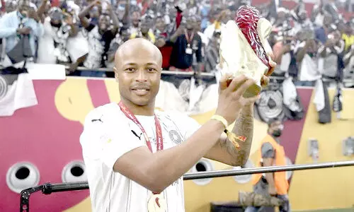 അ​ൽ റ​യ്യാ​നിലേക്കെന്ന് സൂചന;   ഘാ​ന​ താ​രം ആ​ന്ദ്രേ ആ​യൂ അ​ൽ സ​ദ്ദ് വി​ട്ടു