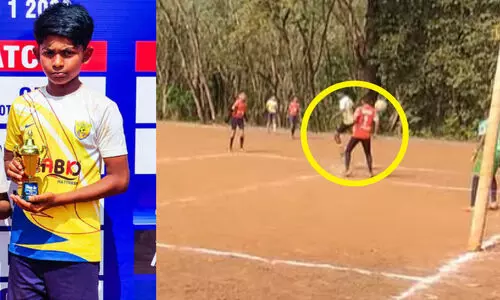 അൻഷിദിന്‍റെ ബാ​ക്ക് ഹീ​ൽ ഗോൾ വിഡിയോ പങ്കുവെച്ച് ഐ.എസ്.എൽ