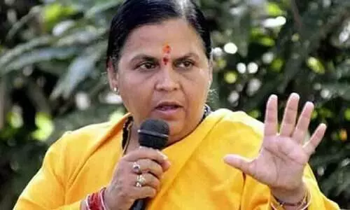 മധ്യപ്രദേശിലെ മദ്യശാലകൾ പശുസംരക്ഷണ കേന്ദ്രങ്ങളാക്കി മാറ്റണമെന്ന് ഉമാഭാരതി