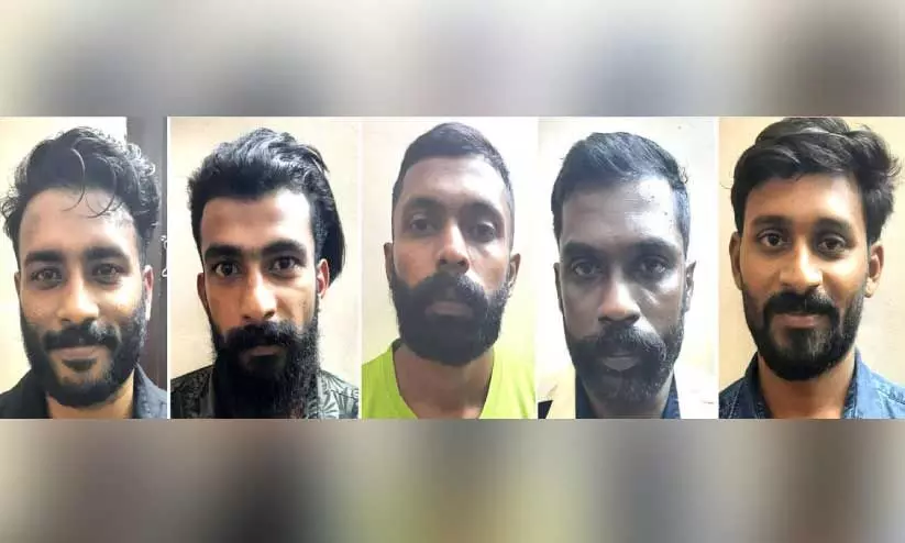 ലഹരി വിൽപന: അഞ്ചംഗ സംഘം പിടിയിൽ