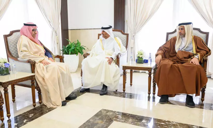 പ്രധാനമന്ത്രിയും സൗദി ആഭ്യന്തര മന്ത്രാലയം അണ്ടർ സെക്രട്ടറിയും കൂടിക്കാഴ്ച നടത്തി പ്രധാനമന്ത്രിയും സൗദി ആഭ്യന്തര മന്ത്രാലയം അണ്ടർ സെക്രട്ടറിയും കൂടിക്കാഴ്ച നടത്തി