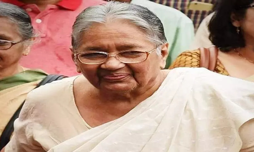 പി. ഭാസ്കരന്‍റെ ഭാര്യ ഇന്ദിര അന്തരിച്ചു