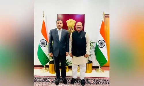 ഇ​ന്ത്യ​ൻ അം​ബാ​സ​ഡ​റെ മെ​ട്രോ മെ​ഡി​ക്ക​ൽ ഗ്രൂ​പ് ചെ​യ​ർ​മാ​ൻ സ​ന്ദ​ർ​ശി​ച്ചു