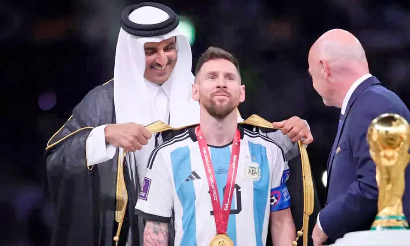 ആ ‘ബിഷ്ത്’ ബാഴ്സലോണയിലെ വീട്ടിൽ സൂക്ഷിക്കുമെന്ന് മെസ്സി