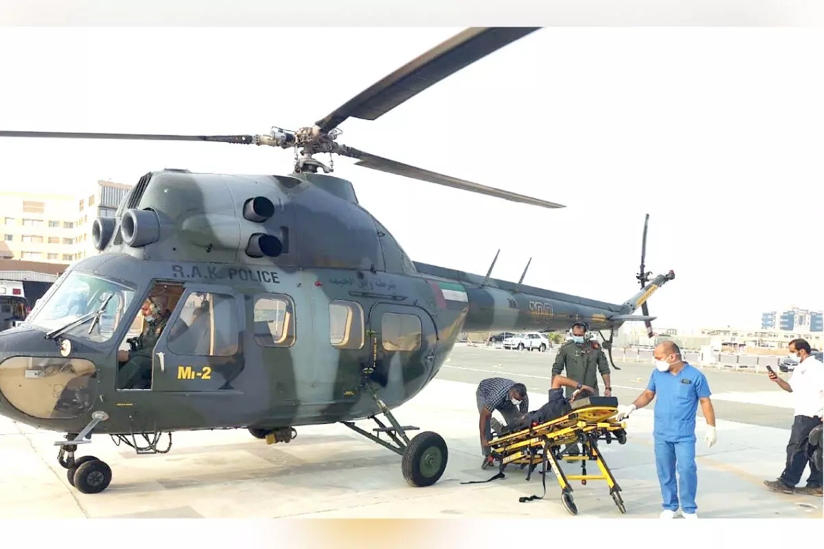 88 രക്ഷാദൗത്യം നടത്തി റാക് പൊലീസ് വ്യോമയാന വിഭാഗം 88 രക്ഷാദൗത്യം നടത്തി റാക് പൊലീസ് വ്യോമയാന വിഭാഗം