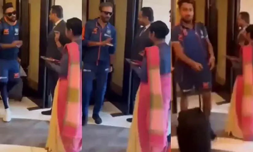 ‘അന്താരാഷ്ട്ര ക്രിക്കറ്ററായിട്ടും മതത്തിൽ ഉറച്ചുനിൽക്കുന്നു’; മുഹമ്മദ് സിറാജും ഉംറാൻ മാലിക്കും തിലകക്കുറി ചാർത്തിയില്ല; വിദ്വേഷ പ്രചാരണവുമായി ഹിന്ദുത്വവാദികൾ