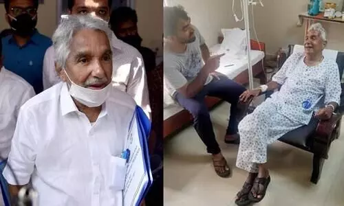 Denying Oommen Chandy treatment Son Chandi Oommen