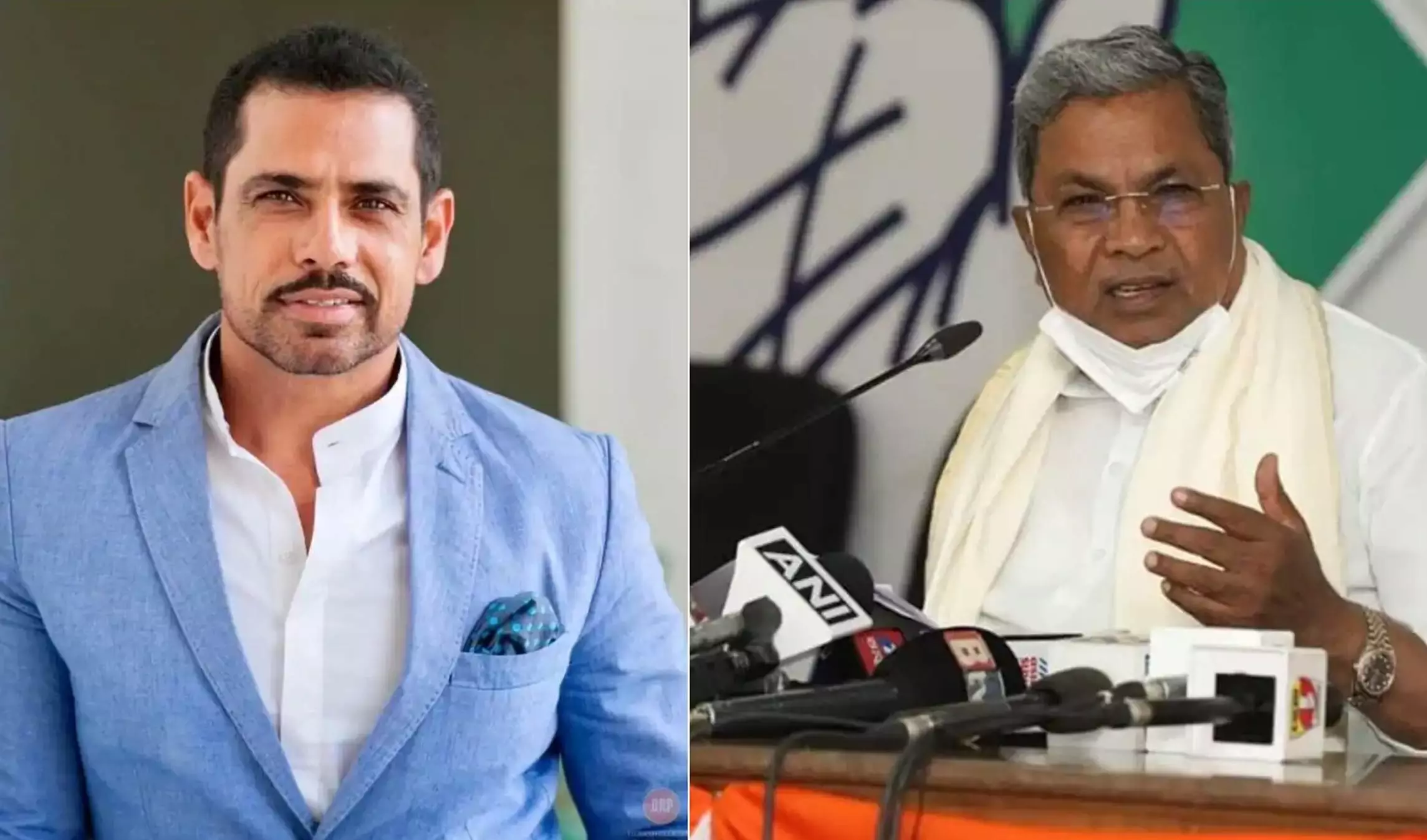 സിദ്ധരാമയ്യക്കും വാദ്രക്കുമെതിരെ 9600 കോടി രൂപയുടെ ഭൂമി കുംഭകോണ ആരോപണം