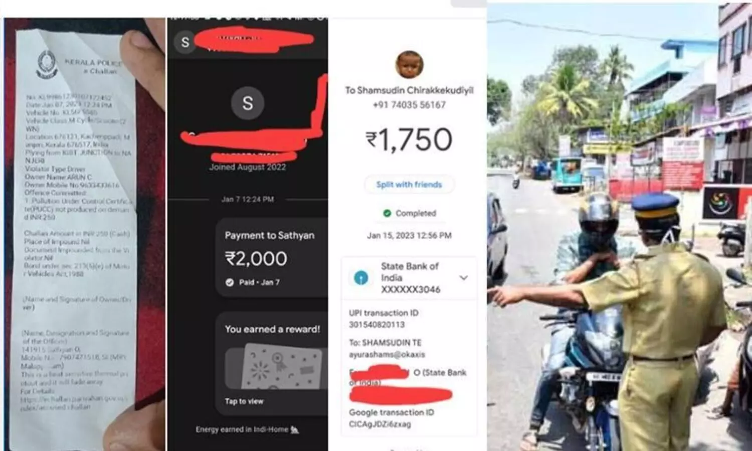 2000 fine for not having pollution certificate