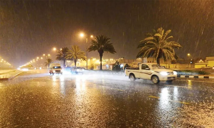 സൗദിയിൽ തിങ്കളാഴ്ച മുതല്‍ കാലാവസ്ഥക്ക് മാറ്റം