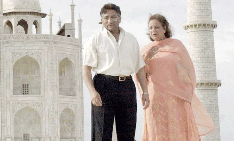 Pervez Musharraf and his wife
