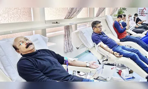 സി​റോ മ​ല​ബാ​ർ സൊ​സൈ​റ്റി ര​ക്ത​ദാ​ന ക്യാ​മ്പ് സം​ഘ​ടി​പ്പി​ച്ചു