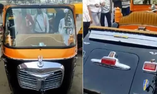 autorickshaw becomes luxury car