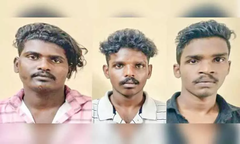 മ​ക​ളെ അ​ന്വേ​ഷി​ച്ചെ​ത്തി​യ പി​താ​വി​നും   സ​ഹോ​ദ​ര​നും ബ​ന്ധു​വി​നും ക്രൂ​ര​മ​ർ​ദ​നം;   മൂ​ന്നു​പേ​ർ അ​റ​സ്റ്റി​ൽ