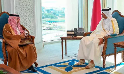 പ്ര​ധാ​ന​മ​ന്ത്രി​യും അ​റ​ബ് ആ​ഭ്യ​ന്ത​ര മ​ന്ത്രി​മാ​രു​ടെ കൗ​ൺ​സി​ൽ സെ​ക്ര​ട്ട​റി ജ​ന​റ​ലും ച​ർ​ച്ച ന​ട​ത്തി