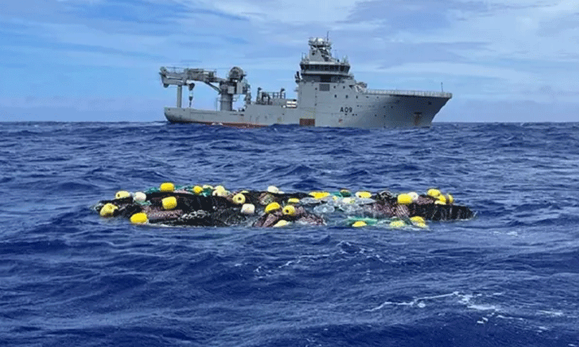 New Zealand cocaine floating at sea