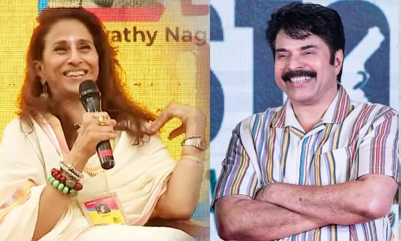 Shobhaa De says about Mammootty that she admires him and want to meet