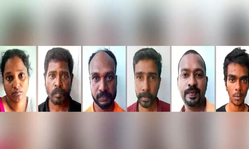 അ​രു​വി​ക്ക​ര മോ​ഷ​ണം: ആ​റു​പേ​ർ പി​ടി​യി​ൽ