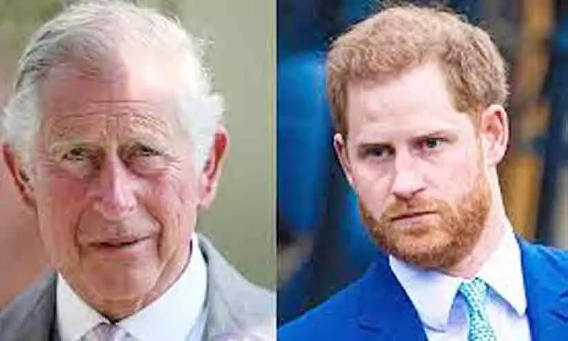 King Charles, prince Harry