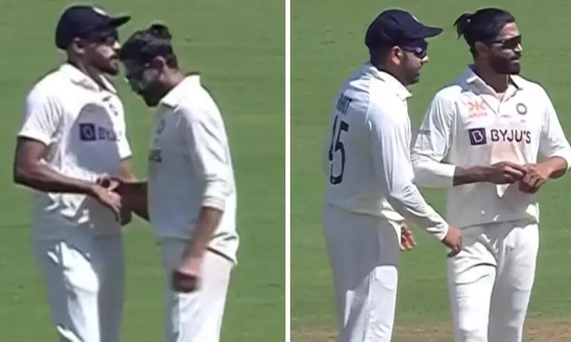 രവീന്ദ്ര ജദേജ വിരലിൽ ചെയ്തത് എന്താകും?; വിഡിയോ ട്വീറ്റ് ചെയ്ത് മൈക്കൽ വോൺ; വിവാദം