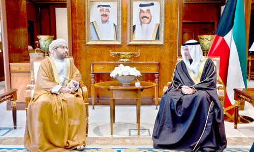 കി​രീ​ടാ​വ​കാ​ശി​ക്ക് ഒ​മാ​ൻ സു​ൽ​ത്താ​ന്റെ ക​ത്ത്