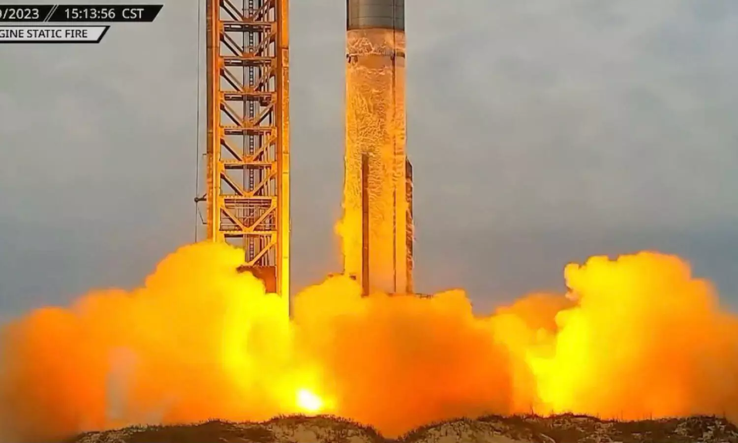 സ്​പേസ് എക്സിന്റെ അത്യാധുനിക റോക്കറ്റ് എൻജിൻ പരീക്ഷണം വിജയം; ചൊവ്വയിൽ അഞ്ച് വർഷത്തിനകം മനുഷ്യരെ എത്തിക്കും- മസ്ക്