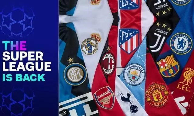 ചാമ്പ്യൻസ് ലീഗിനെ വെട്ടാൻ 80 ടീമുകളുമായി യൂറോപ്യൻ സൂപർ ലീഗ്; യൂറോപിൽ ഇനി കളി മാറും? ചാമ്പ്യൻസ് ലീഗിനെ വെട്ടാൻ 80 ടീമുകളുമായി യൂറോപ്യൻ സൂപർ ലീഗ്; യൂറോപിൽ ഇനി കളി മാറും?