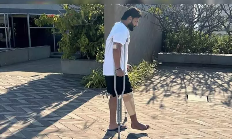 ‘ഒരു ചുവട് മുന്നോട്ട്, കരുത്തോടെ’.. വീണ്ടും ആശുപത്രി ചിത്രവുമായി ഋഷഭ് പന്ത്