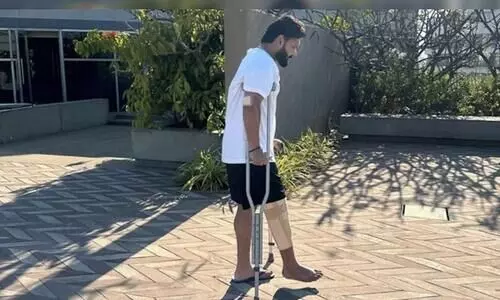 ‘ഒരു ചുവട് മുന്നോട്ട്, കരുത്തോടെ’.. വീണ്ടും ആശുപത്രി ചിത്രവുമായി ഋഷഭ് പന്ത്