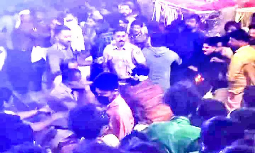 Conflict during temple festival