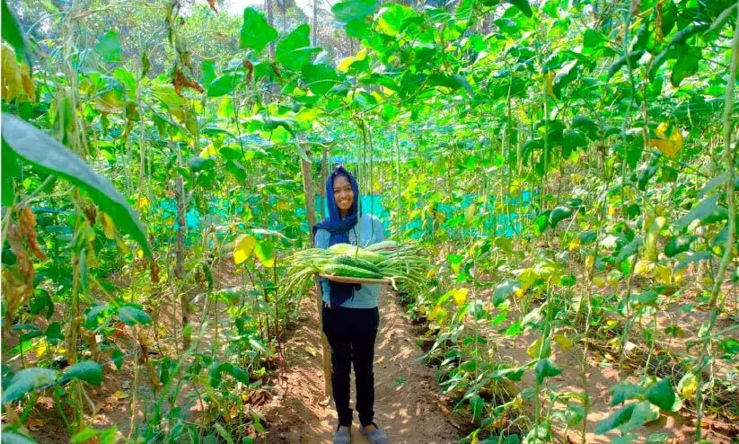 മ​ണ്ണി​നെ അ​റി​ഞ്ഞ് കു​ട്ടി ക​ർ​ഷ​ക