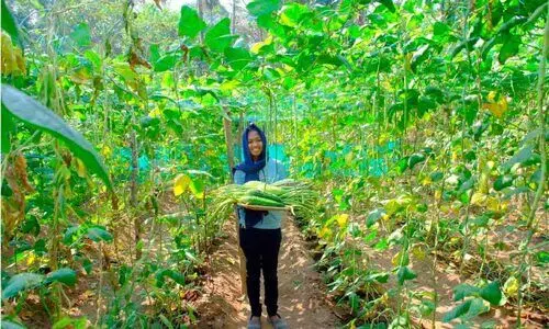 മ​ണ്ണി​നെ അ​റി​ഞ്ഞ് കു​ട്ടി ക​ർ​ഷ​ക